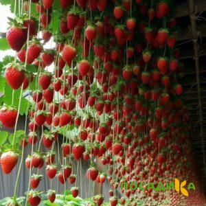 Клубника ампельная Анастасия купить по цене от 370р. в интернет-магазине «Посадика» с доставкой почтой в в Московскийе и по всей России – [изображение №1].