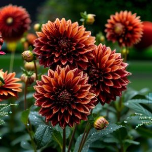 Георгин Маскарад купить по цене от 699р. в интернет-магазине «Посадика» с доставкой почтой в в Московскийе и по всей России – [изображение №1].