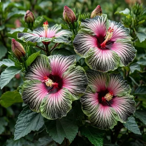 Гибискус Амбер Лайт купить по цене от 490р. в интернет-магазине «Посадика» с доставкой почтой в в Московскийе и по всей России – [изображение №1].