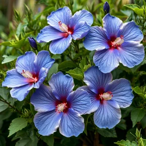 Гибискус садовый Блуминг Квин купить по цене от 259р. в интернет-магазине «Посадика» с доставкой почтой в в Московскийе и по всей России – [изображение №1].