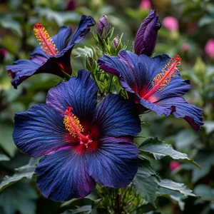 Гибискус Саншайн Кисс купить по цене от 450р. в интернет-магазине «Посадика» с доставкой почтой в в Московскийе и по всей России – [изображение №1].