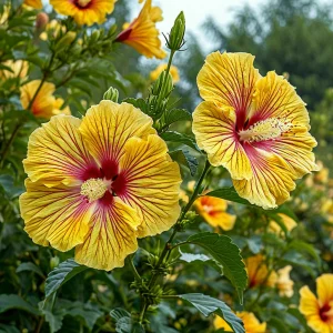 Гибискус Свит Соната купить по цене от 249р. в интернет-магазине «Посадика» с доставкой почтой в в Московскийе и по всей России – [изображение №1].